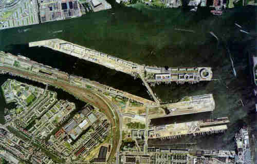 Satelietfoto van Java-eiland